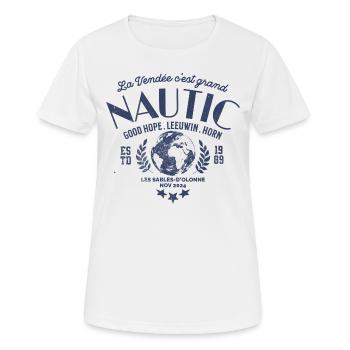Worldtour Regatta blc - Frauen T-Shirt atmungsaktiv - Weiß - Vorne - AI Model Female 172 dark (172cm)