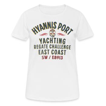 Hyannis port regate challenge blc - T-shirt respirant Femme - blanc - Devant - AI Model Female 172 dark (172cm)