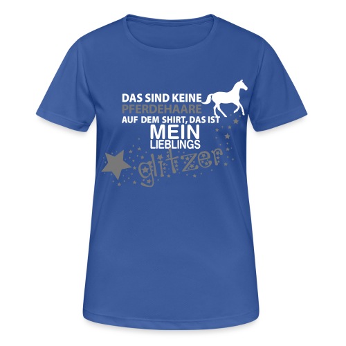 Vorschau: Glitzer Pferd - Frauen T-Shirt atmungsaktiv