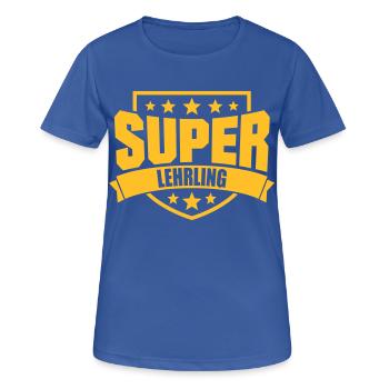 Super Lehrling - Frauen T-Shirt atmungsaktiv - Royalblau - Vorne - AI Model Female 172 light (172cm)