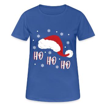 Weihnachten - Frauen T-Shirt atmungsaktiv - Royalblau - Vorne - AI Model Female 172 light (172cm)