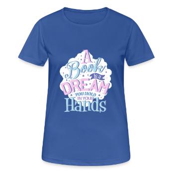 Dream - Women's Breathable T-Shirt - royal blue - Front - AI Model Female 172 light (172cm)