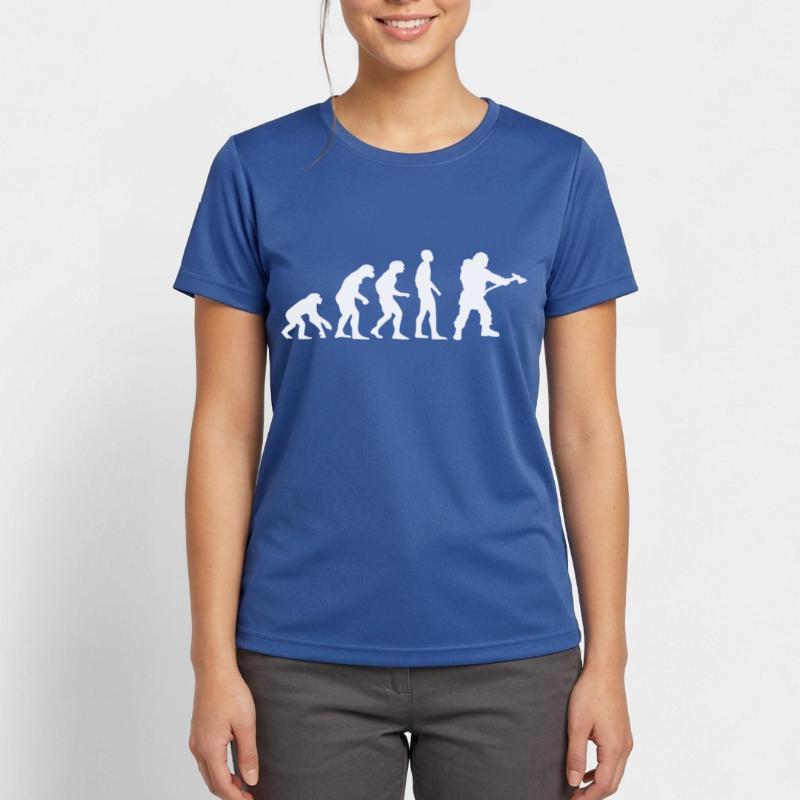 evolution pompier T-shirt respirant Femme