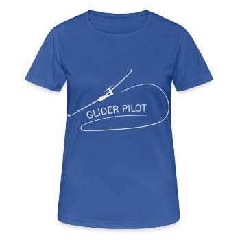 Glider Gliding Glider Glider - Women's Breathable T-Shirt - royal blue - Front - AI Model Female 172 light (172cm)