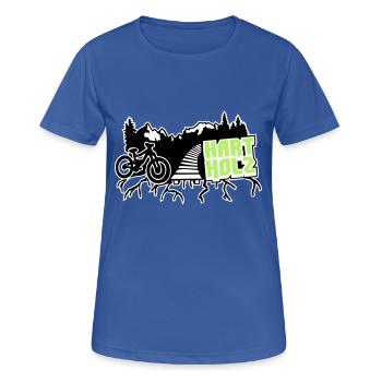 HARDWOOD Freeride - Women's Breathable T-Shirt - royal blue - Front - AI Model Female 172 light (172cm)