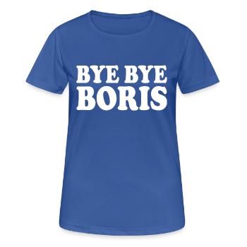 Bye bye boris - Women's Breathable T-Shirt - royal blue - Front - AI Model Female 172 light (172cm)