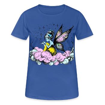 Fée des rêves - T-shirt respirant Femme - bleu royal - Devant - AI Model Female 172 light (172cm)