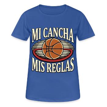 Mein Gericht Meine Regeln - Frauen T-Shirt atmungsaktiv - Royalblau - Vorne - AI Model Female 172 light (172cm)