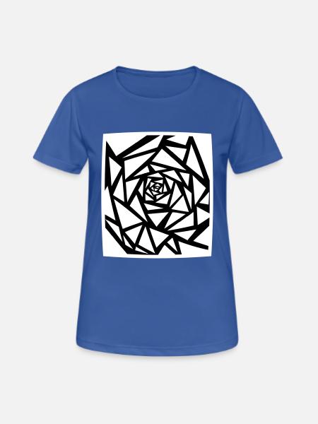 Tribal Motif - Women's Breathable T-Shirt - royal blue