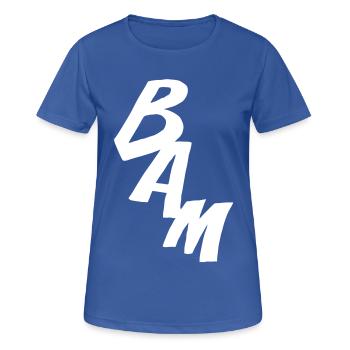 BAM - Cartoon-Style - Women's Breathable T-Shirt - royal blue - Front - AI Model Female 172 light (172cm)