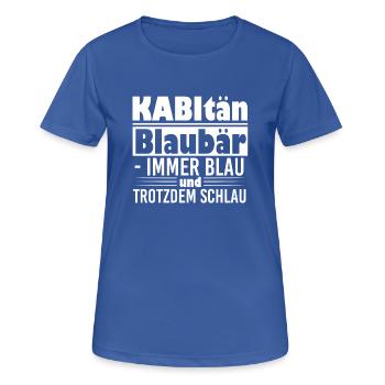 Abi Abitur Abschluss Geschenk Shirt Abimotto - Frauen T-Shirt atmungsaktiv - Royalblau - Vorne - AI Model Female 172 light (172cm)