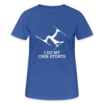 SKI - Women's Breathable T-Shirt - royal blue - Front - AI Model Female 172 light (172cm)
