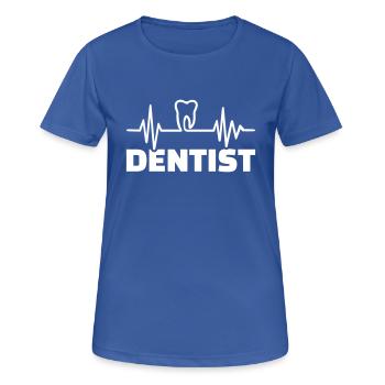 Dentiste - T-shirt respirant Femme - bleu royal - Devant - AI Model Female 172 light (172cm)