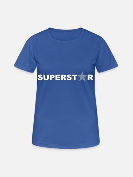 Superstar - Women's Breathable T-Shirt - royal blue
