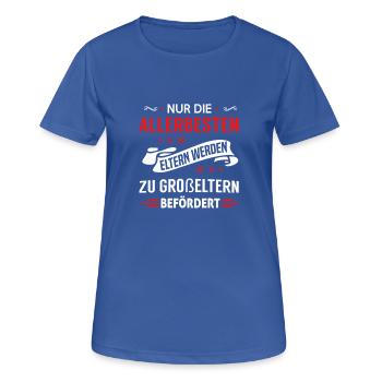 Beste Großeltern Shirt - Frauen T-Shirt atmungsaktiv - Royalblau - Vorne - AI Model Female 172 light (172cm)