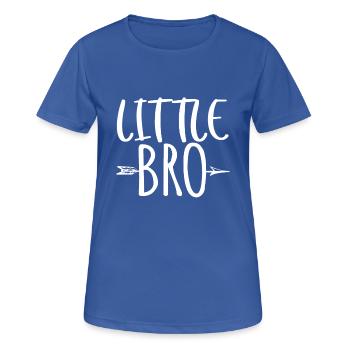 Little Bro Little Brother Partnerlook T-Shirt - Women's Breathable T-Shirt - royal blue - Front - AI Model Female 172 light (172cm)