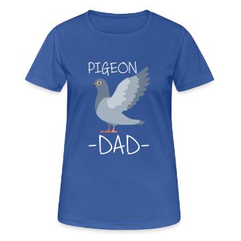 Pigeon Dad father dad dove father - Women's Breathable T-Shirt - royal blue - Front - AI Model Female 172 light (172cm)