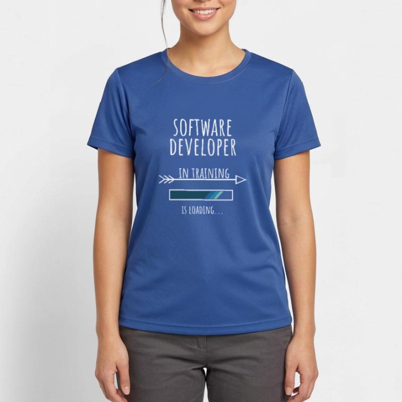 Software Developer in Ausbildung Geschenk Frauen T-Shirt atmungsaktiv