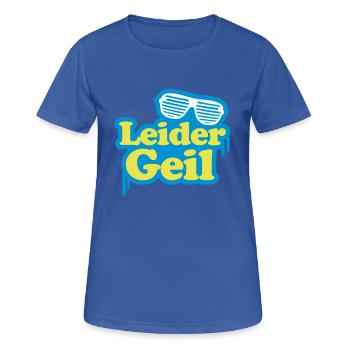 Leider Geil - Mallorca - Frauen T-Shirt atmungsaktiv - Royalblau - Vorne - AI Model Female 172 light (172cm)