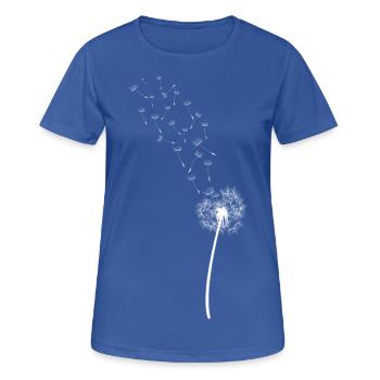 pissenlit - T-shirt respirant Femme - bleu royal - Devant - AI Model Female 172 light (172cm)