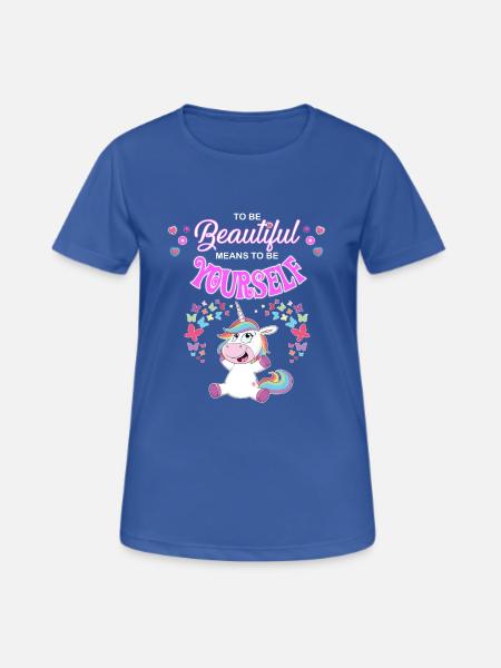Unicorn Unicorn - Women's Breathable T-Shirt - royal blue