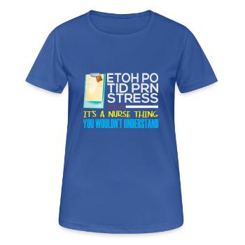 It's Nurse Thing Funny Registered Nurse Saying - Frauen T-Shirt atmungsaktiv - Royalblau - Vorne - AI Model Female 172 light (172cm)