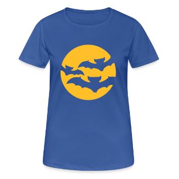 nuit mond 3 amis schwarm beaucoup de modèle volhund - T-shirt respirant Femme - bleu royal - Devant - AI Model Female 172 light (172cm)