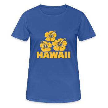 Hawaii - Women's Breathable T-Shirt - royal blue - Front - AI Model Female 172 light (172cm)