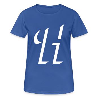 Letter H - Women's Breathable T-Shirt - royal blue - Front - AI Model Female 172 light (172cm)