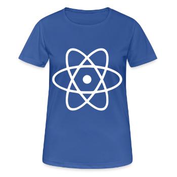 Atom - Women's Breathable T-Shirt - royal blue - Front - AI Model Female 172 light (172cm)