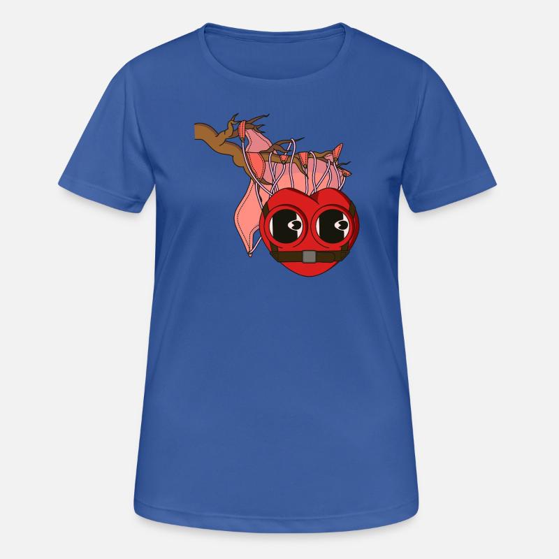 HOOKED - Women's Breathable T-Shirt - royal blue