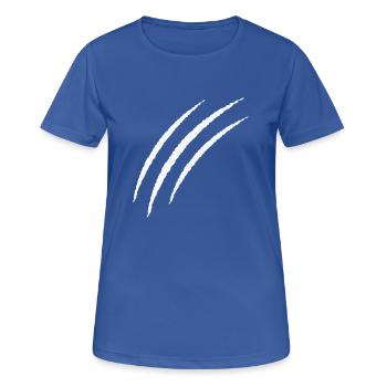 krallen - Frauen T-Shirt atmungsaktiv - Royalblau - Vorne - AI Model Female 172 light (172cm)