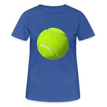 Tennisball - Frauen T-Shirt atmungsaktiv - Royalblau - Vorne - AI Model Female 172 light (172cm)