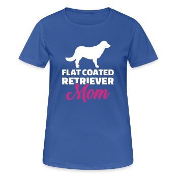 Flat Coated Retriever - Women's Breathable T-Shirt - royal blue - Front - AI Model Female 172 light (172cm)