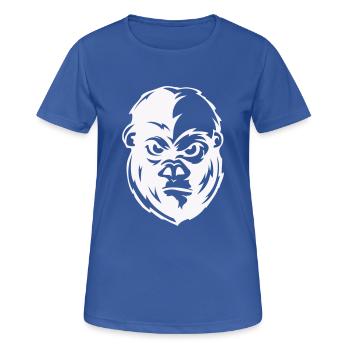 Gorilla Face Animal - Women's Breathable T-Shirt - royal blue - Front - AI Model Female 172 light (172cm)
