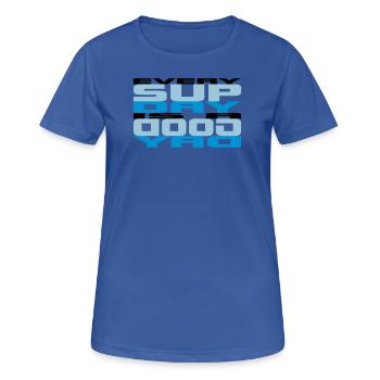 tous les jours sup 3 couleurs - T-shirt respirant Femme - bleu royal - Devant - AI Model Female 172 light (172cm)