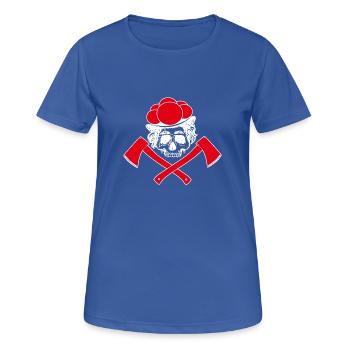 Schwarzwald - Frauen T-Shirt atmungsaktiv - Royalblau - Vorne - AI Model Female 172 light (172cm)