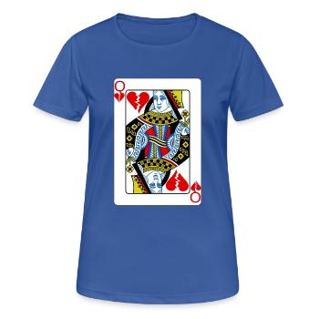 reine Heartbreaker - T-shirt respirant Femme - bleu royal - Devant - AI Model Female 172 light (172cm)