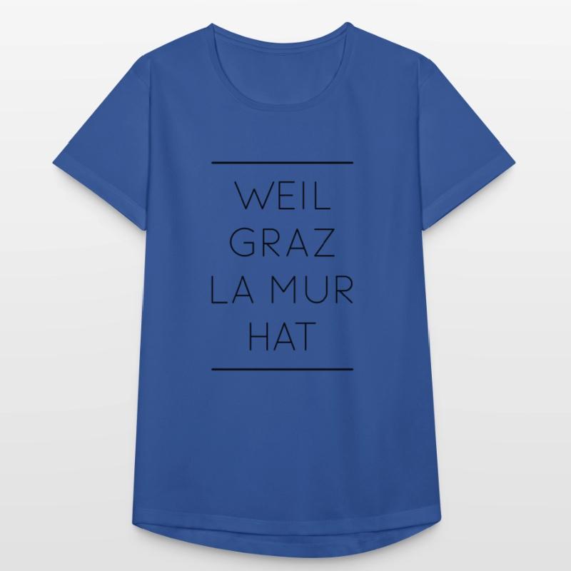 PARCE QUE GRAZ LA MUR A | Conception de jeu de jeu de drôle T-shirt respirant Femme