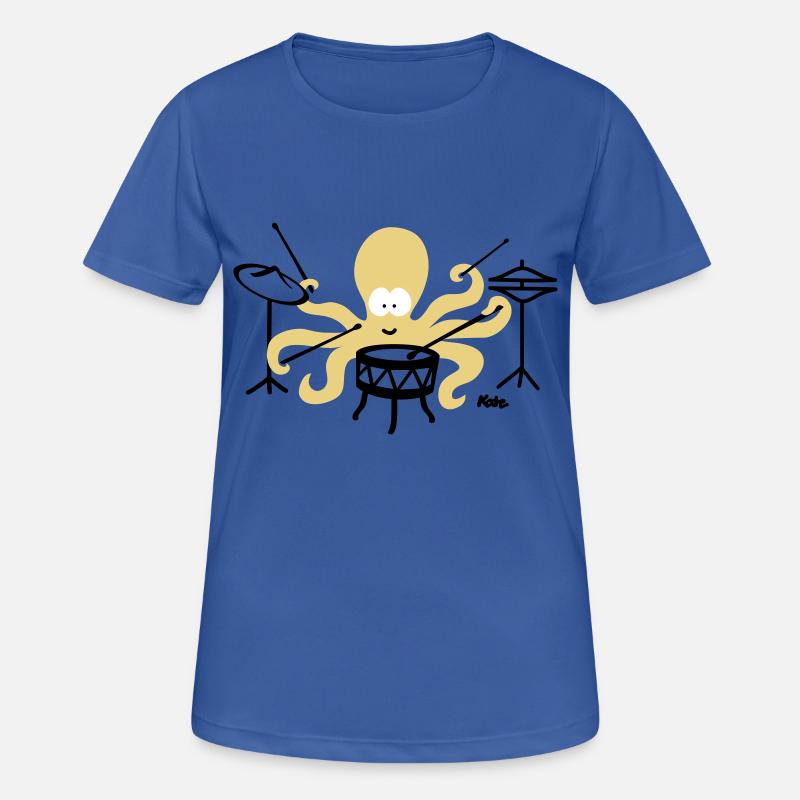 Octopus (c2) - Women's Breathable T-Shirt - royal blue