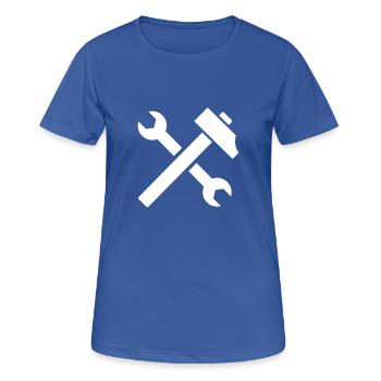 Tools - Women's Breathable T-Shirt - royal blue - Front - AI Model Female 172 light (172cm)