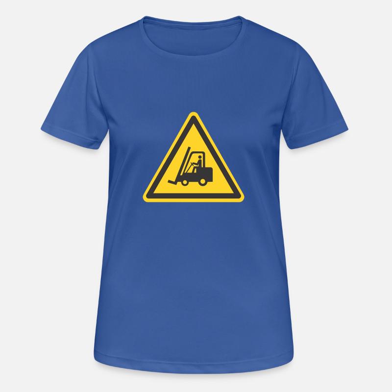 Forklift - Women's Breathable T-Shirt - royal blue