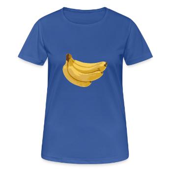 Bananen - Frauen T-Shirt atmungsaktiv - Royalblau - Vorne - AI Model Female 172 light (172cm)