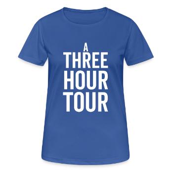 Eine dreistündige Tour - Frauen T-Shirt atmungsaktiv - Royalblau - Vorne - AI Model Female 172 light (172cm)