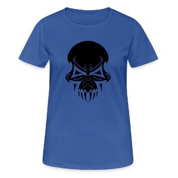 Skull - T-shirt respirant Femme - bleu royal - Devant - AI Model Female 172 light (172cm)