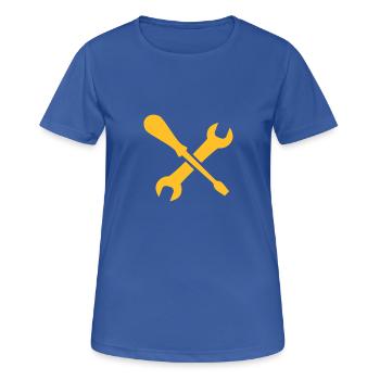 tools - Women's Breathable T-Shirt - royal blue - Front - AI Model Female 172 light (172cm)