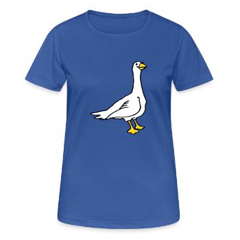 Goose - Women's Breathable T-Shirt - royal blue - Front - AI Model Female 172 light (172cm)