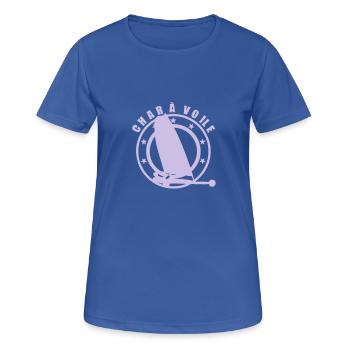 char veil1 schleier Segel-Club-Logo - Frauen T-Shirt atmungsaktiv - Royalblau - Vorne - AI Model Female 172 light (172cm)