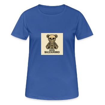 Don Baleandro Teddy Skeleton - Women's Breathable T-Shirt - royal blue - Front - AI Model Female 172 light (172cm)