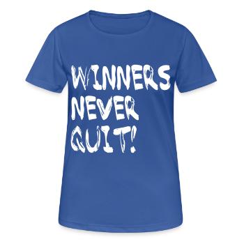 Winners - Women's Breathable T-Shirt - royal blue - Front - AI Model Female 172 light (172cm)